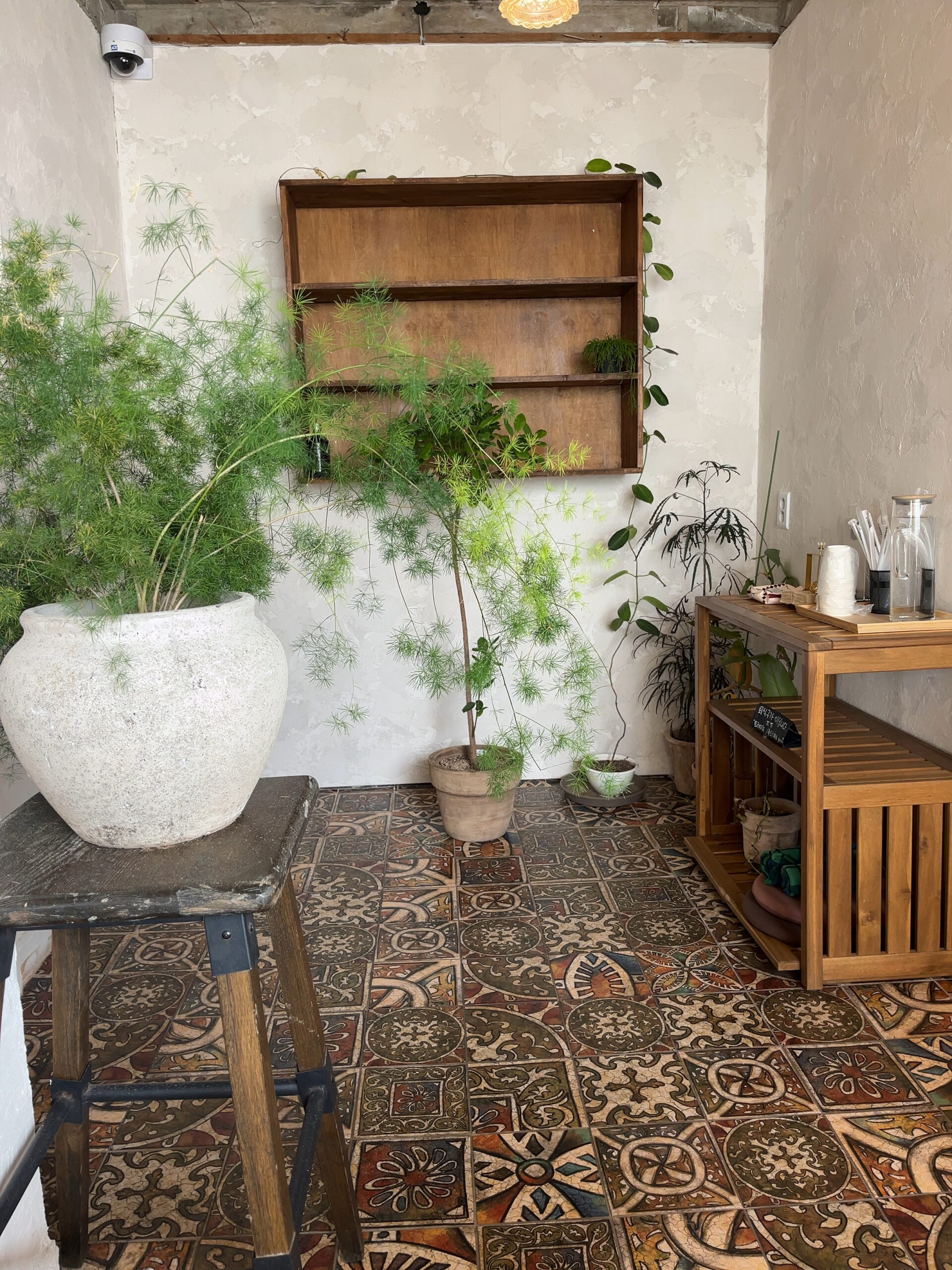釜山、温泉川のベーカリーカフェboisamerの店内